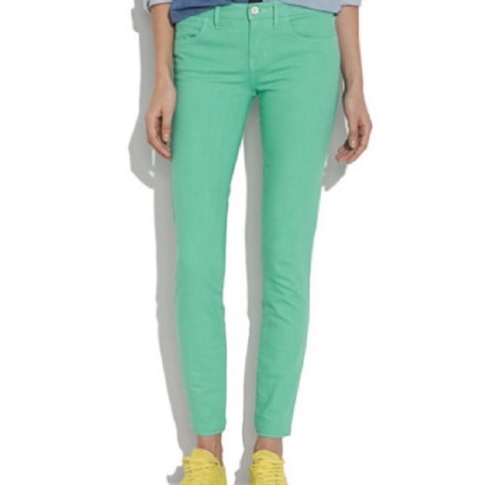 Madewell Women’s Skinny Skinny Ankle Mint Green Jeans Size 26